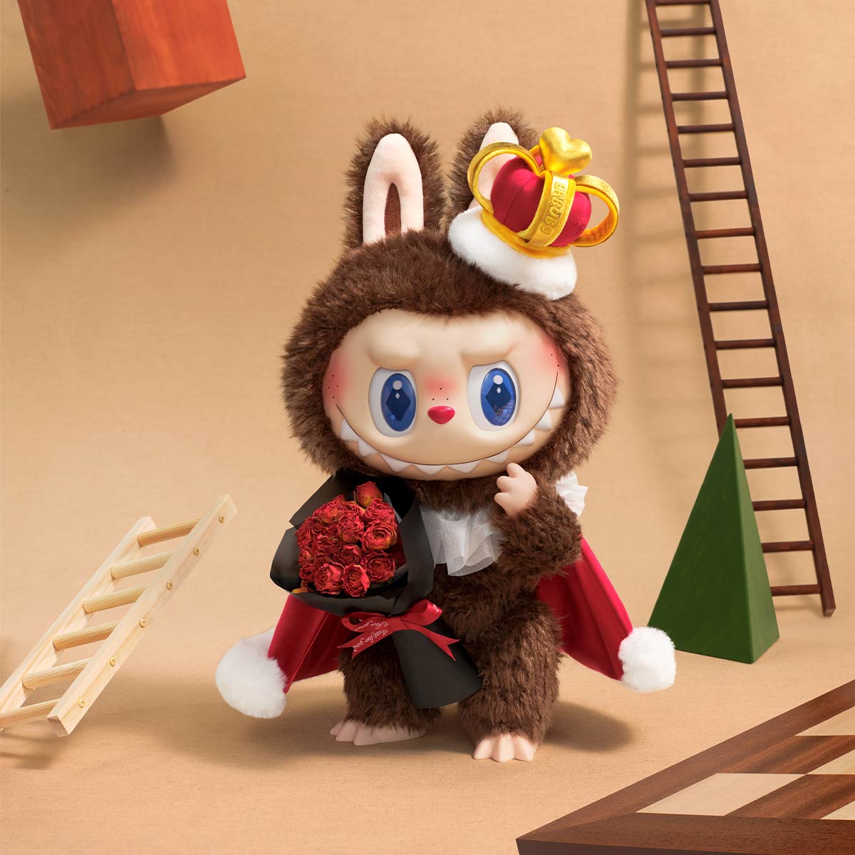 LABUBU KING - THE MONSTERS Let's Checkmate Series-Vinyl Plush Doll