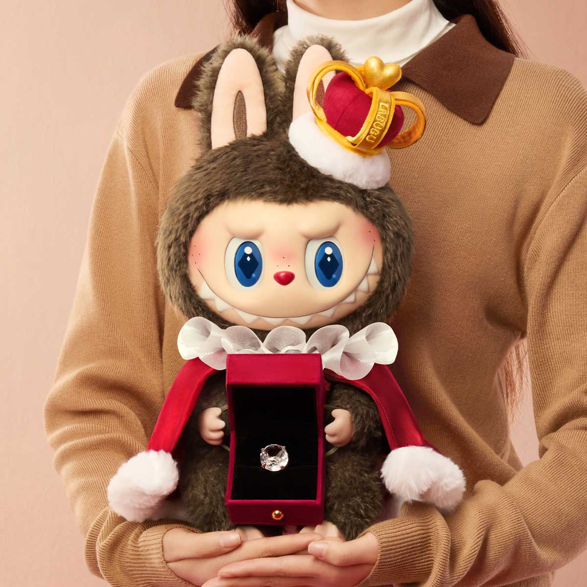 LABUBU KING - THE MONSTERS Let's Checkmate Series-Vinyl Plush Doll